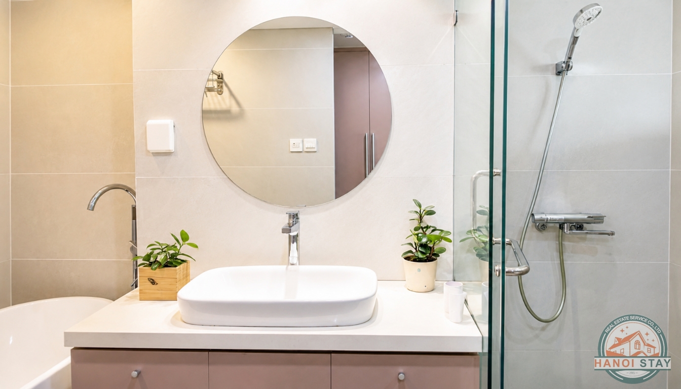 LUXURY 2BR APARTMENT FOR RENT IN TAY HO, NEAR CIPUTRA AREA, HUGE BALCONY 5