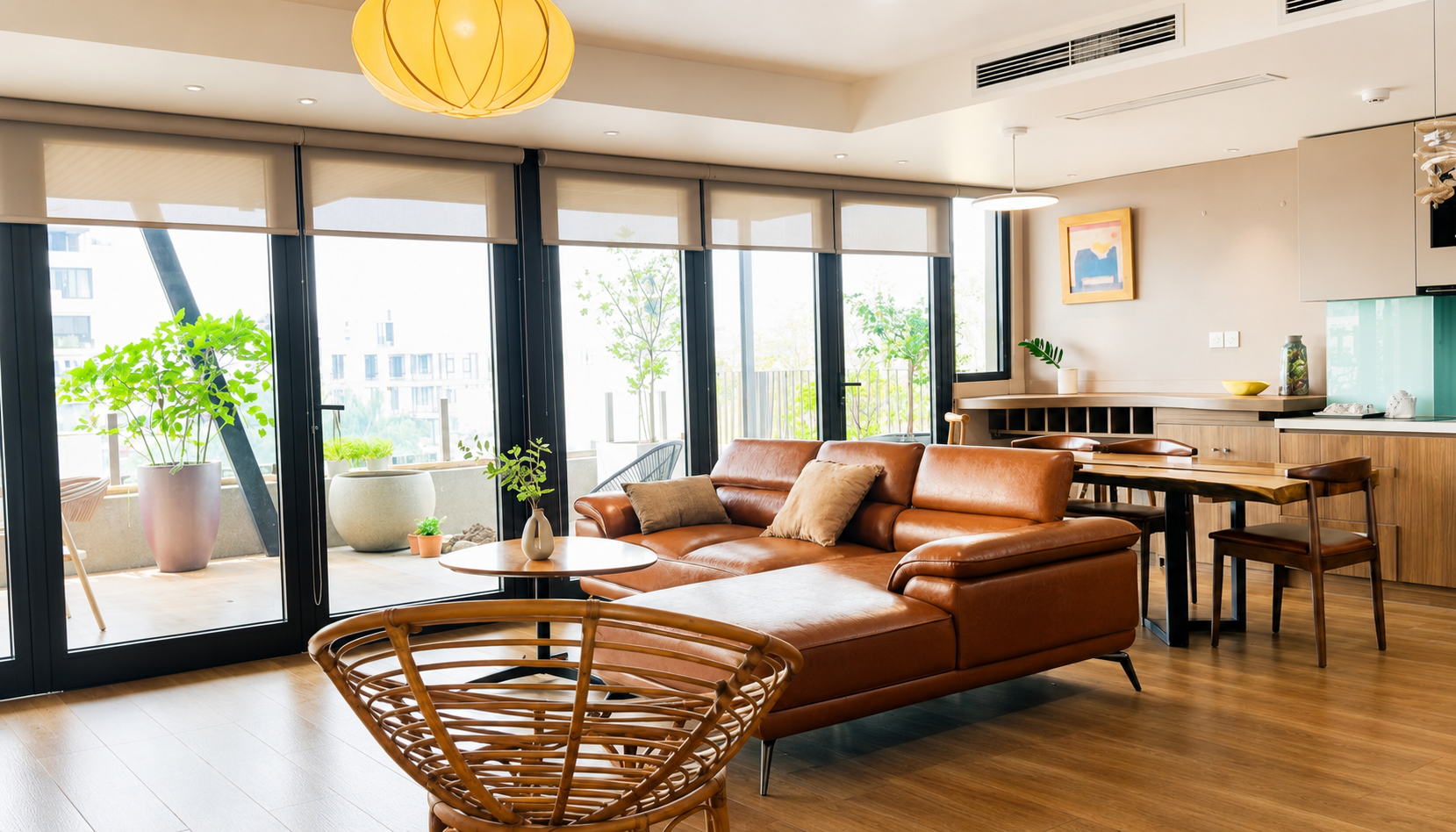 LUXURY  2BR APARTMENT FOR RENT IN TAY HO, NEAR CIPUTRA AREA, HUGE BALCONY