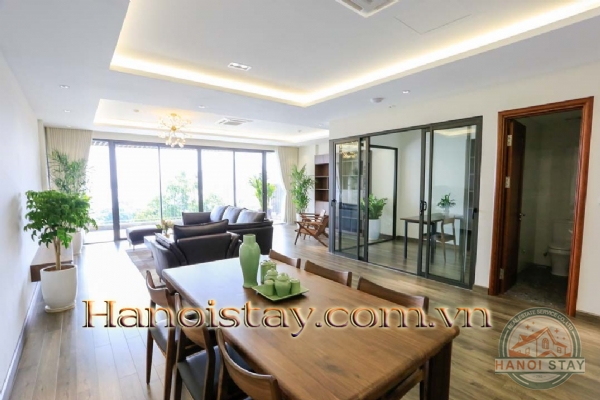 Luxury 3 Bedroom Serviced Apartment In Tay Ho, Lake View 6