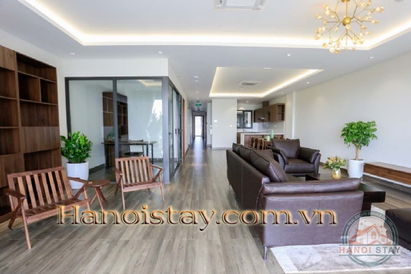 Luxury 3 Bedroom Serviced Apartment In Tay Ho, Lake View 15