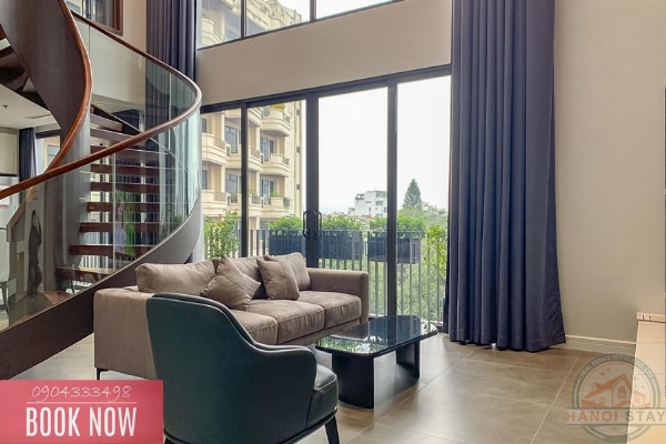 Luxury Duplex: 3BR Apartment for Rent in Tay Ho, Hanoi 1