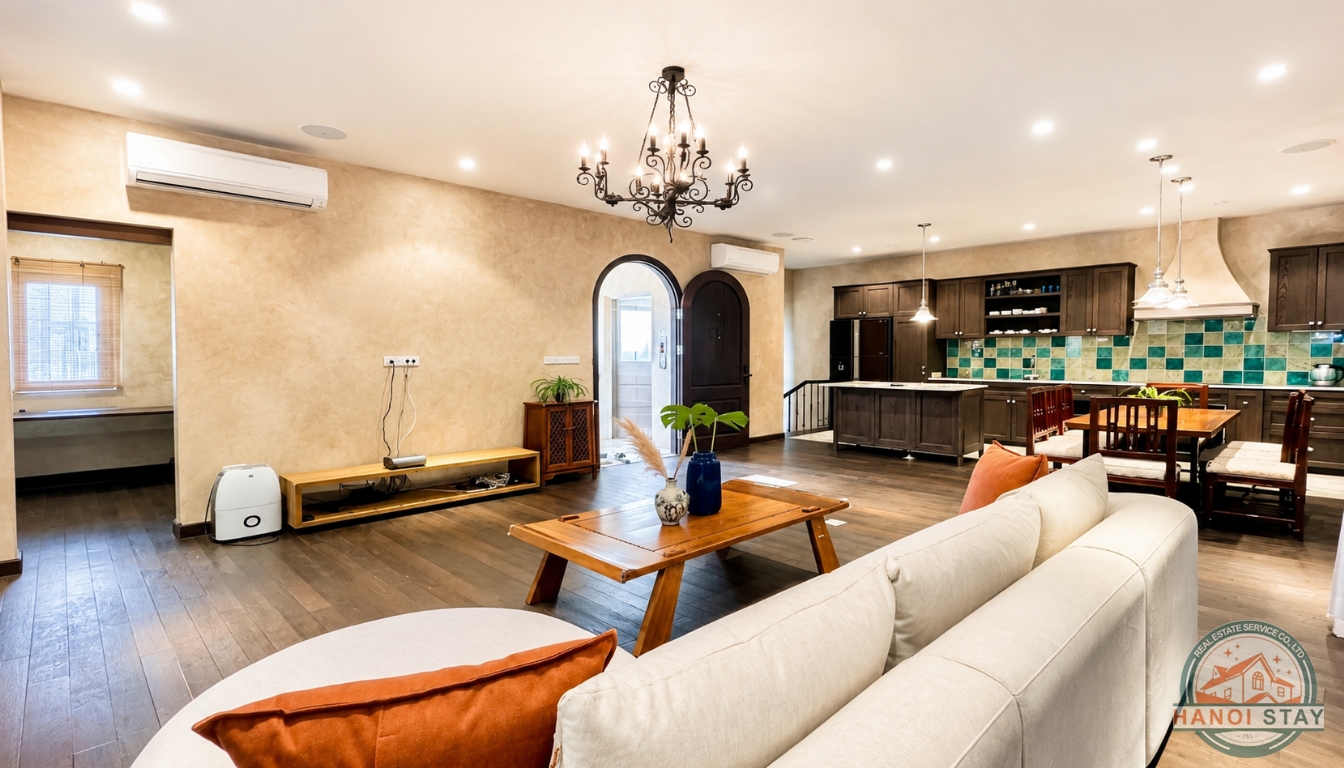 LUXURY DUPLEX APARTMENT FOR RENT IN QUANG KHANH, TAY HO WITH STUNNING LAKE VIEW 7