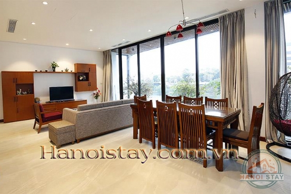 *Luxury Lake Front 2 Bedroom Apartment For rent in Yen Phu Village, Tay Ho district* 2