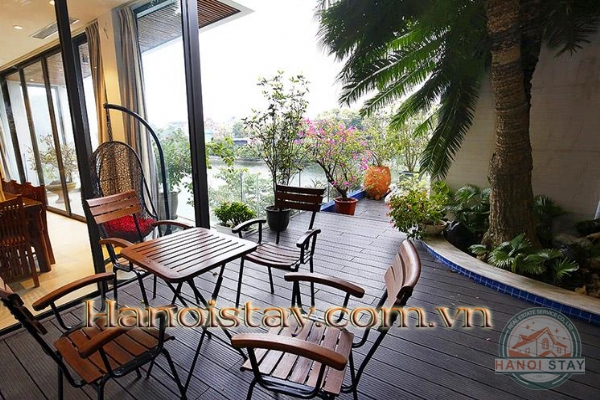 *Luxury Lake Front 2 Bedroom Apartment For rent in Yen Phu Village, Tay Ho district* 4