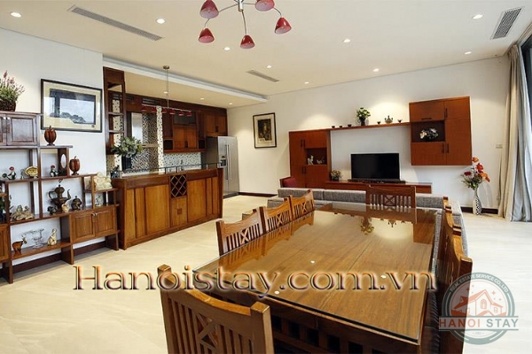 *Luxury Lake Front 2 Bedroom Apartment For rent in Yen Phu Village, Tay Ho district* 7