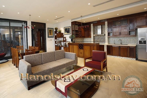 *Luxury Lake Front 2 Bedroom Apartment For rent in Yen Phu Village, Tay Ho district* 13