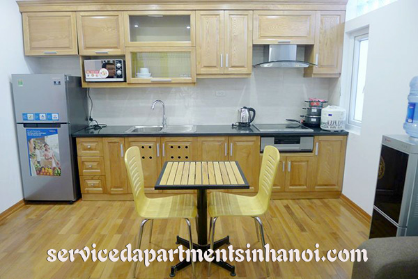 Luxury one bedroom serviced apartment in Kim Ma st, Ba Dinh 3