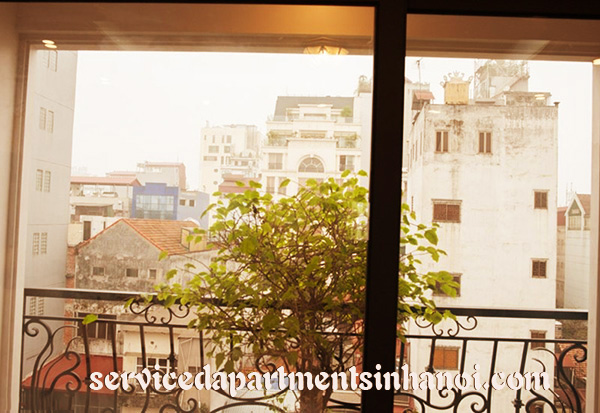 Luxury rental serviced apartment for rent in Hai Ba Trung, brand new, wooden floor 1