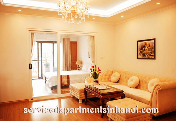 Luxury rental serviced apartment for rent in Hai Ba Trung, brand new, wooden floor 2