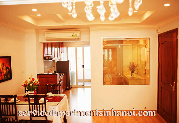Luxury rental serviced apartment for rent in Hai Ba Trung, brand new, wooden floor 4