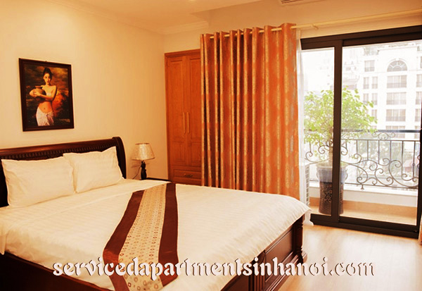 Luxury rental serviced apartment for rent in Hai Ba Trung, brand new, wooden floor 6