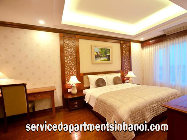 Luxury Serviced Apartment Rental in Thien Thai Building, Ba Dinh, Close to Old Quarter 5