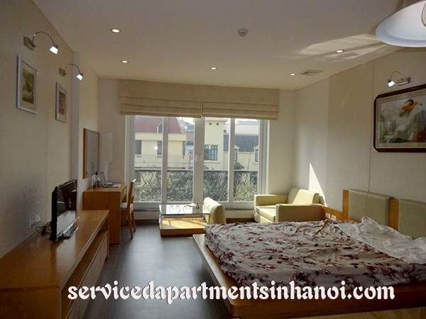 Luxury studio apartment for rent near Lieu Giai street 1