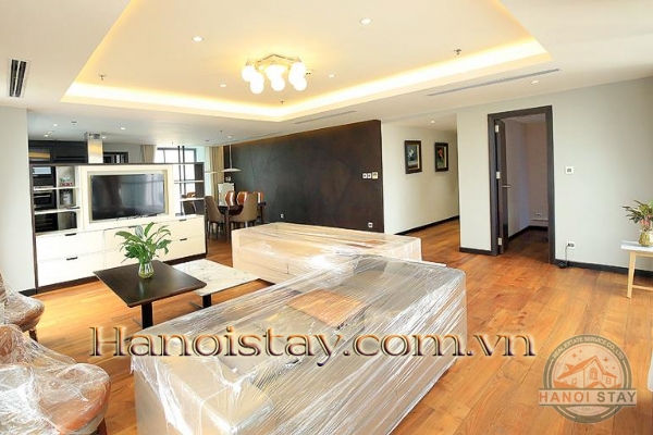 Luxury Three Bedroom Apartment For rent in Skyvilla building, Tran Hung Dao street, Hoan Kiem 2