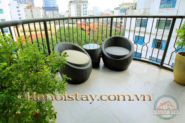 Luxury Three Bedroom Apartment For rent in Skyvilla building, Tran Hung Dao street, Hoan Kiem 3