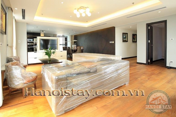 Luxury Three Bedroom Apartment For rent in Skyvilla building, Tran Hung Dao street, Hoan Kiem 6