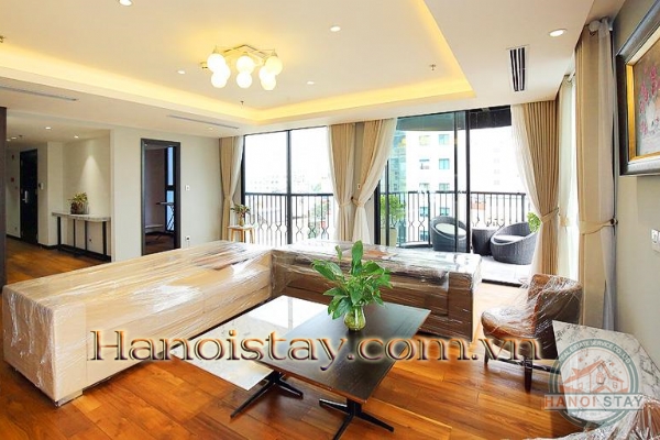 Luxury Three Bedroom Apartment For rent in Skyvilla building, Tran Hung Dao street, Hoan Kiem 7
