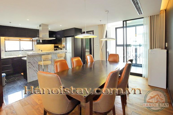 Luxury Three Bedroom Apartment For rent in Skyvilla building, Tran Hung Dao street, Hoan Kiem 10