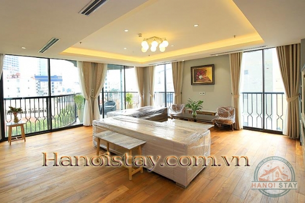 Luxury Three Bedroom Apartment For rent in Skyvilla building, Tran Hung Dao street, Hoan Kiem 11