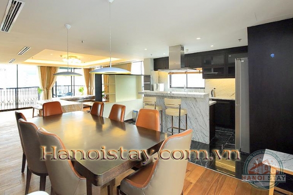 Luxury Three Bedroom Apartment For rent in Skyvilla building, Tran Hung Dao street, Hoan Kiem 14