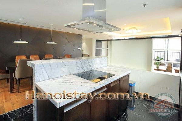Luxury Three Bedroom Apartment For rent in Skyvilla building, Tran Hung Dao street, Hoan Kiem 18