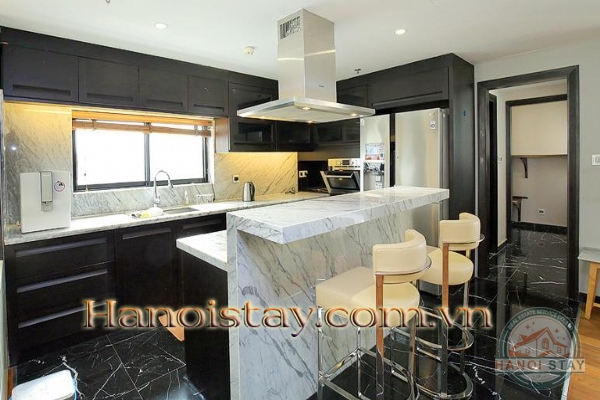 Luxury Three Bedroom Apartment For rent in Skyvilla building, Tran Hung Dao street, Hoan Kiem 19