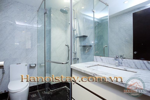 Luxury Three Bedroom Apartment For rent in Skyvilla building, Tran Hung Dao street, Hoan Kiem 20