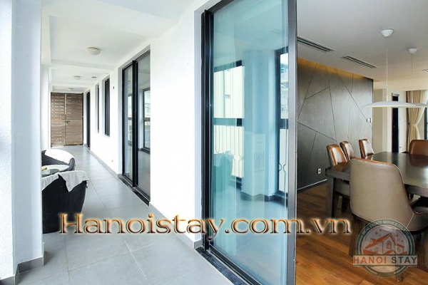 Luxury Three Bedroom Apartment For rent in Skyvilla building, Tran Hung Dao street, Hoan Kiem 1