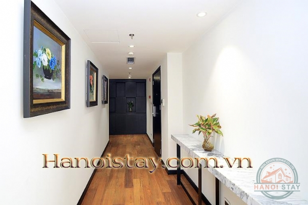 Luxury Three Bedroom Apartment For rent in Skyvilla building, Tran Hung Dao street, Hoan Kiem 9