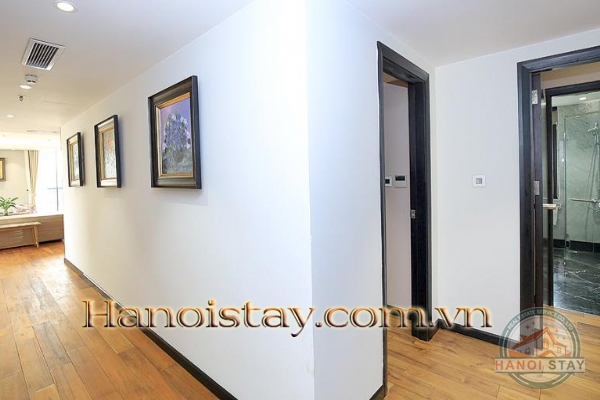 Luxury Three Bedroom Apartment For rent in Skyvilla building, Tran Hung Dao street, Hoan Kiem 12