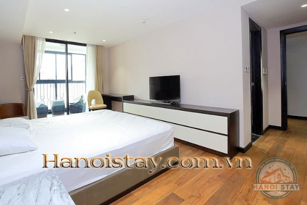 Luxury Three Bedroom Apartment For rent in Skyvilla building, Tran Hung Dao street, Hoan Kiem 13