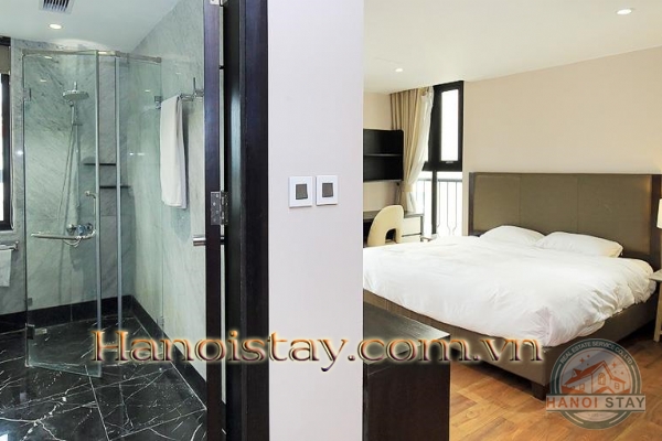 Luxury Three Bedroom Apartment For rent in Skyvilla building, Tran Hung Dao street, Hoan Kiem 19