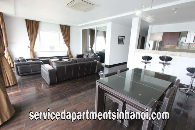 Luxury Three Bedroom Apartment Rental in Quang An Street, Tay Ho, Panorama Lake View 3
