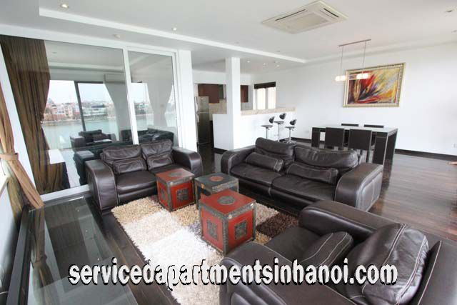 Luxury Three Bedroom Apartment Rental in Quang An Street, Tay Ho, Panorama Lake View 4