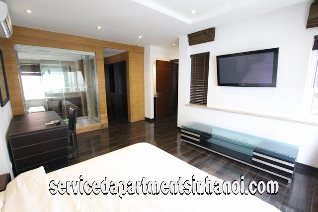 Luxury Three Bedroom Apartment Rental in Quang An Street, Tay Ho, Panorama Lake View 13