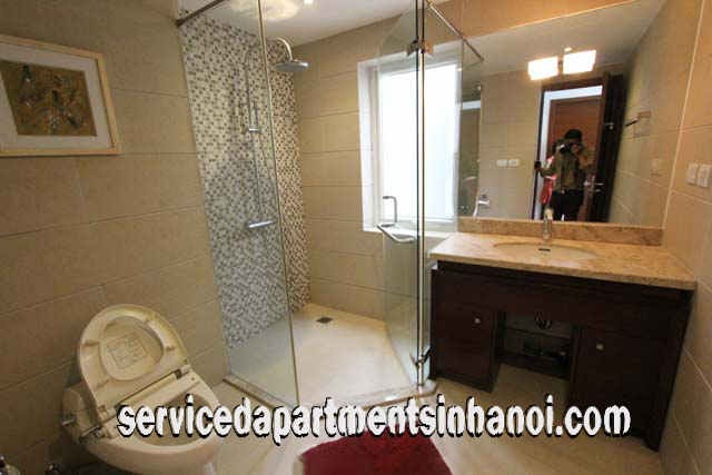 Luxury Three Bedroom Apartment Rental in Quang An Street, Tay Ho, Panorama Lake View 16