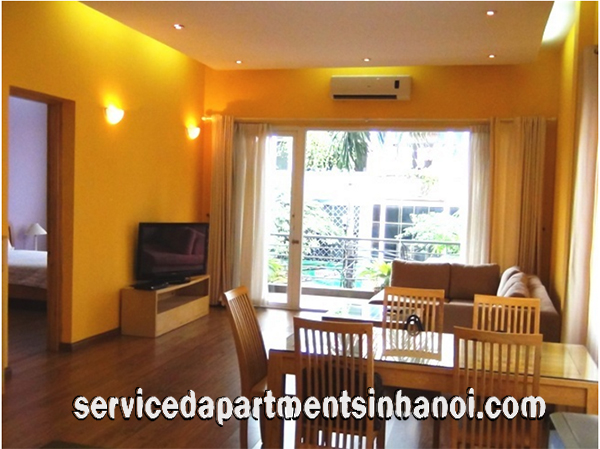 Luxury two bedroom apartment for rent near Thu Le park and Ngoc Khanh lake, Ba Dinh 2