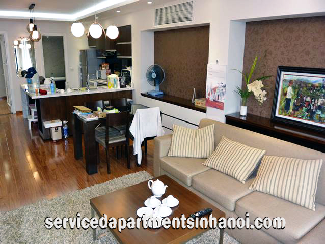 Luxury two bedroom apartment rental in Truc Bach Area, Lovely balcony, Beautiful terrace 1