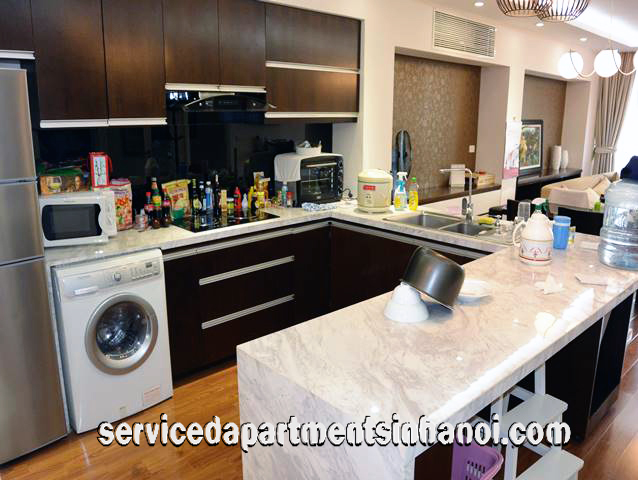Luxury two bedroom apartment rental in Truc Bach Area, Lovely balcony, Beautiful terrace 4