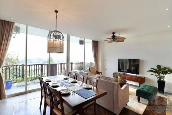 *Magnificent 03 BR apartment for rent in Dang Thai Mai Str, Tay Ho, Ideal Balcony* 4