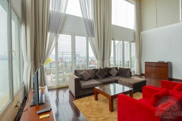 *Marvelous 03 BR Duplex apartment for rent in Xuan Dieu str, Tay ho Distr with Beautiful Lake View* 3