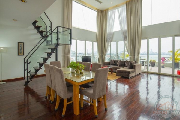 *Marvelous 03 BR Duplex apartment for rent in Xuan Dieu str, Tay ho Distr with Beautiful Lake View* 4