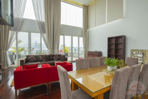 *Marvelous 03 BR Duplex apartment for rent in Xuan Dieu str, Tay ho Distr with Beautiful Lake View* 5