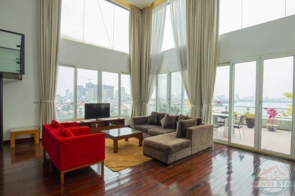 *Marvelous 03 BR Duplex apartment for rent in Xuan Dieu str, Tay ho Distr with Beautiful Lake View* 6