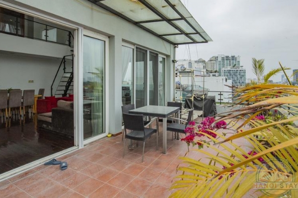 *Marvelous 03 BR Duplex apartment for rent in Xuan Dieu str, Tay ho Distr with Beautiful Lake View* 10