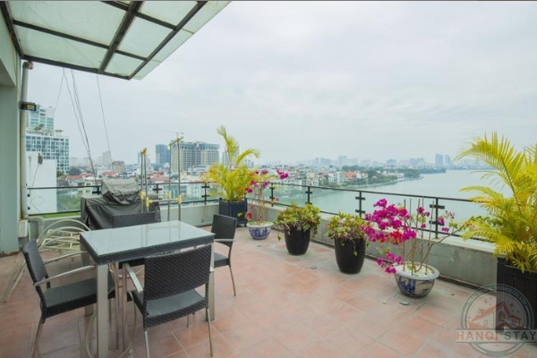*Marvelous 03 BR Duplex apartment for rent in Xuan Dieu str, Tay ho Distr with Beautiful Lake View* 9