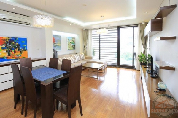 Modern 02 Bedroom Apartment Rental in Truc Bach Area, Ba Dinh, Pleasure-Loving Terrace 1