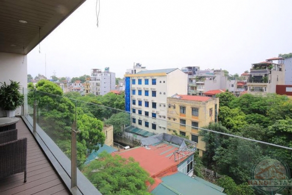 Modern 02 Bedroom Apartment Rental in Truc Bach Area, Ba Dinh, Pleasure-Loving Terrace 2