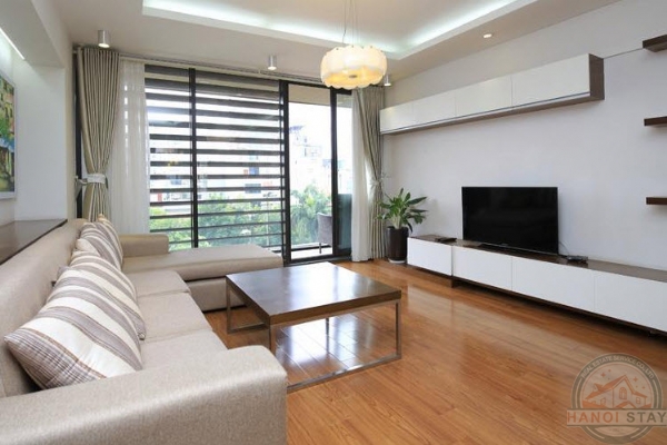 Modern 02 Bedroom Apartment Rental in Truc Bach Area, Ba Dinh, Pleasure-Loving Terrace 4
