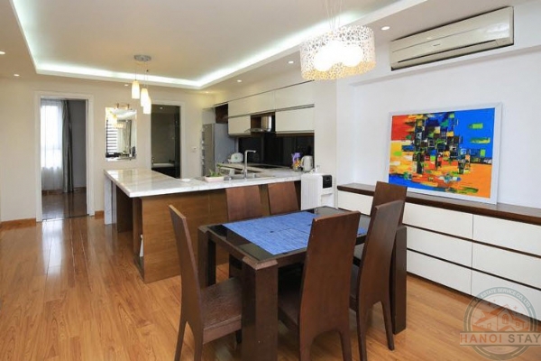 Modern 02 Bedroom Apartment Rental in Truc Bach Area, Ba Dinh, Pleasure-Loving Terrace 8